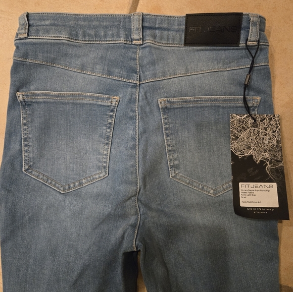 Fit jeans Super Ripped High Waisted Skinny Stretch Denim NWT S - Picture 4 of 14